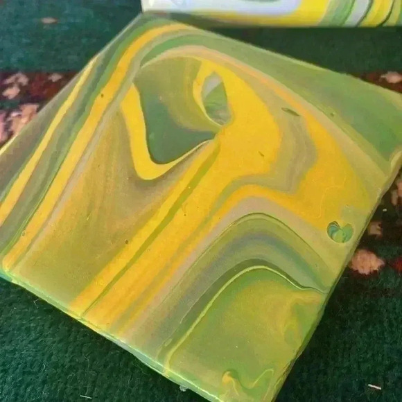 Homemade mid modern century, looking coasters. - Picture 5 of 6